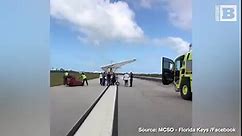 Cuban Migrants Fly into Florida on Motorized HANG GLIDER