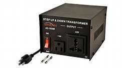 110 to 220 Step-Up transformer Review
