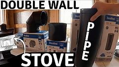 PART 2. DuraVent -DOUBLE WALL Wood Stove DVL / Flue /Chimney Pipe (Parts) Full Setup & Installation.