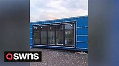 Company upcycles old shipping containers that brought PPE to the UK during the pandemic into bespoke 'eco-lodges'