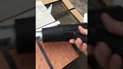 How to remove dents in pvc foamboard and pvc (vinyl) window frames with a heat gun