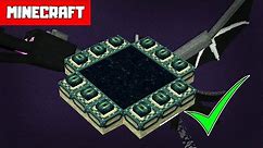 How do you Make a Portal in Minecraft to the Ender Dragon?