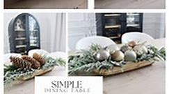 Here are three simple ways to create a dining table centerpiece that can be easily moved when needed. To shop ⬇️ ⭐️ Comment: LINK for the links to be sent to your DM⭐️ OTHER WAYS TO SHOP: -click any of the links on my bio under Shop my home: •SHOP MY LTK ( and follow me there for exclusive content) or •SHOP MY AMAZON FINDS . On Facebook: click the “Shop Now” button on my profile . #table #tabledecor #diningtable #tablecenterpiece | Myhousefromscratch