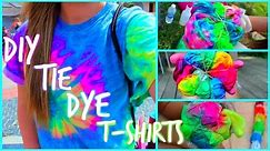 DIY Tie Dye T-Shirts