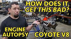 11-14 Ford F150 5.0L Coyote Teardown: Shop Says "Its bad", They Weren't Kidding!