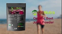 Go Nutra Beet Root Juice Powder Organic 2 lbs. - Made in USA - Vegan Superfood Supplement