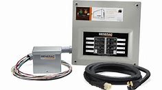 Generac 9855 HomeLink 50-Amp Indoor Pre-wired Upgradeable Manual Transfer Switch Kit - Overview