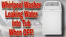 How to Stop Your Whirlpool Washer from Leaking Water