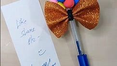 Diy cute clay pencil toper| Easy pencil toper craft ideas for kids #diy #craft #viralshort