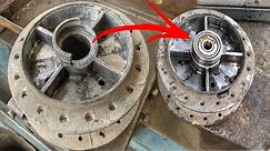 If the Wheel Hub of your heavy bike is broken, you'll Need to Repair or Replace with Amazing Trick