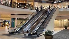 6-year-old girl playing around on mall escalator falls to floor below