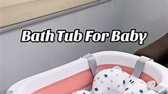 Foldable Bath Tub for your Baby! #babies #bathtub #foldable #momsoftiktok #fyp