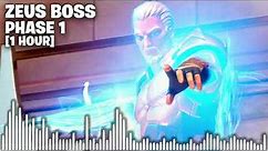 1 Hour Fortnite Zeus Boss Music Phase 1 'Interrupted' (Chapter 5 Season 2) [Drums and Else]
