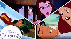 Heroic Princess Moments | Ariel, Belle, Mulan & More | Disney Princess