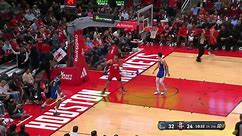 Golden State Warriors with a 11-0 Run vs. Houston Rockets