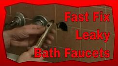 How To Fix Leaky Bathtub Faucets