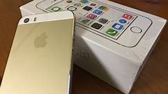 Unboxing iPhone 5s Gold Edition 16GB