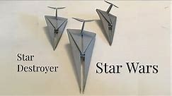 How to Make an Origami Star Destroyer (Star Wars Origami)