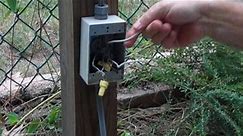 Installing an outdoor outlet