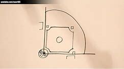 How to draw a baseball field