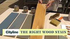 3-steps to pick the right colour for your wood stain