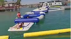 Lake Havasu just got a whole lot cooler with the opening of our Water Park! Enjoy an unforgettable day of sun, water, and larger than life inflatables 💙. 📹: eddiecorejr | The Nautical Beachfront Resort