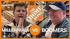 Going to Home Depot - Millennials vs Boomers