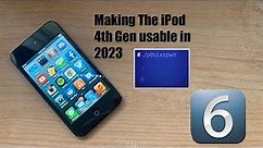 Making the iPod Touch 4th Gen Usable in 2023(Jailbreaking and Installing Apps)