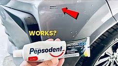 TOOTHPASTE REALLY WORKS FOR CAR SCRATCHES? #carscratch