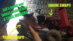 Building A 1995 Murray Riding Lawnmower Into A TRAIL RIDER!!! (Part 1)