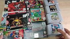 My N64 Nintendo 64 Collection complete with thoughts and gameplay | The Gameroom
