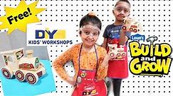Lowes : Build And Grow Kids Workshops | Free Workshops Kits Each Month At Lowes | DIY Workshops |