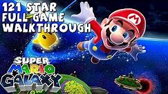 Super Mario Galaxy - 121 STAR FULL GAME WALKTHROUGH - No Commentary