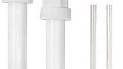12 Heavy Duty Replacement Pump Dispensers for Gallons & Jugs, Suitable for Shampoo, Conditioner, Paint and Condiments, Includes 12 Six Inch Tubes