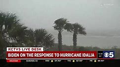 Biden to deliver remarks on the response to Hurricane Idalia