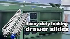 Heavy-duty locking drawer slides, the perfect solution for RVs