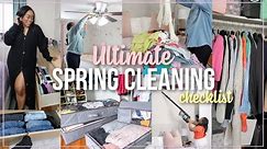 ULTIMATE SPRING CLEANING MARATHON! EXTREME DEEP CLEAN, DECLUTTER & ORGANIZE WITH ME, SEASONAL CLEAN