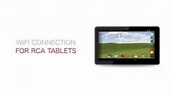 Connecting to WiFi on your RCA Tablet