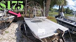 I Purchased A Cheap Airboat For $175 At Auction