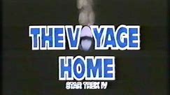Opening to 'THE VOYAGE HOME: Star Trek IV' Australian PAL VHS 1987