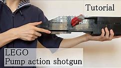 LEGO GUN brick shooting & shell ejecting/tutorial [Pump action shotgun]