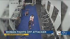 VIDEO: Woman fights off attacker in Tampa gym