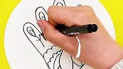 Cute Handprint Drawing Tricks for Kids & Beginners