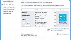 How to Check System Performance Rating in Windows 10/8.1/8