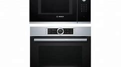 Bosch Built in Oven & Microwave Oven Combo APDKC03 - BEL553MS0I Serie 4 Built-In Microwave Oven & Serie 8 Built-in oven Stainless steel HBG633BS1J