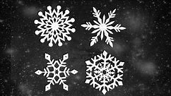 DIY Paper Snowflakes | Craft for Christmas | Frozen Theme decor ideas