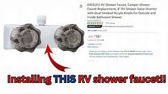 DIY RV faucet replacement, quick and easy!! #diy #rv #rvrepair