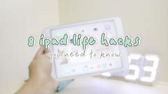 🌳 8 ipad life hacks you need to know