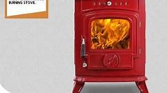 HF332 OLYMBERYL 5kw Output Small Red Enamel Cast Iron Wood Stove Manufacturers and Suppliers China - Brands - Hi-Flame Metal