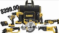 Dewalt 20v 7 Tool Combo Kit w Rolling Bag $769 to $399 ...Now Available